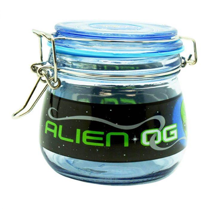 FUJIMA Glass Storage Jar – Dank Tank with Secure Metal Clips (GSJ)