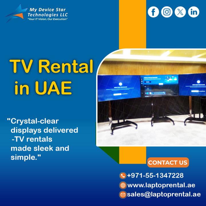 Why Are More Events Choosing TV Rental in UAE?
