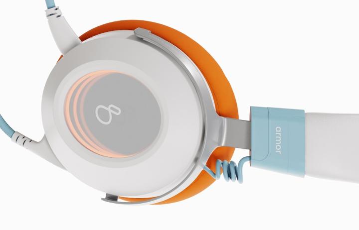 Infinity loop mirror headphone