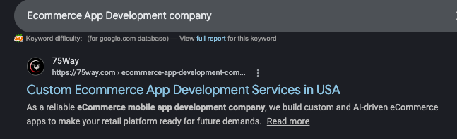 Ecommerce App Development company
