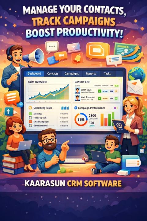 Boost Your Business Efficiency with Kaarasun CRM: Track, Manage, and Grow!
