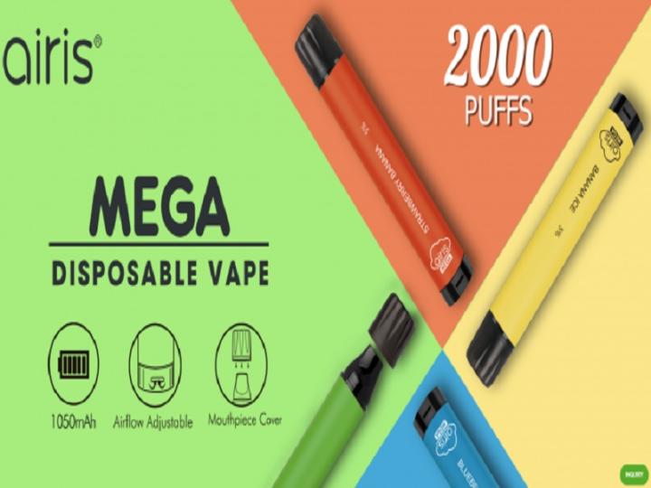 Airis Mega 2000 Puffs Disposable Vape – 10-Pack of Long-Lasting, Flavorful Devices