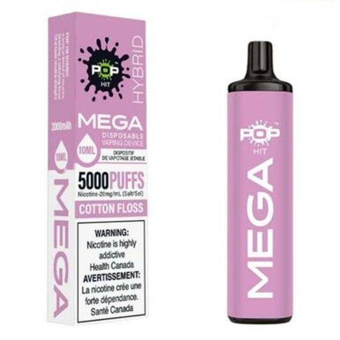 Pop Hybrid Mega 5000 Puff Disposable Vape Device – 10-Pack