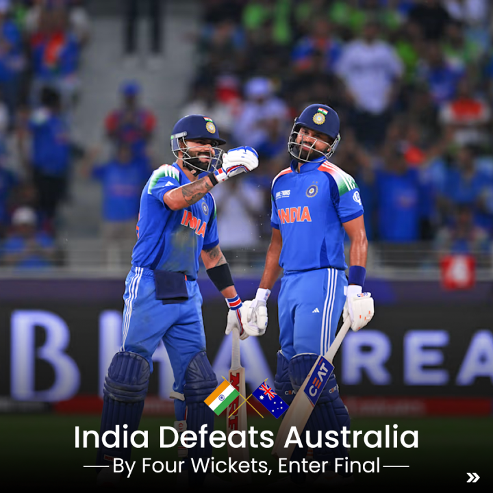 India Storms Into the Final!