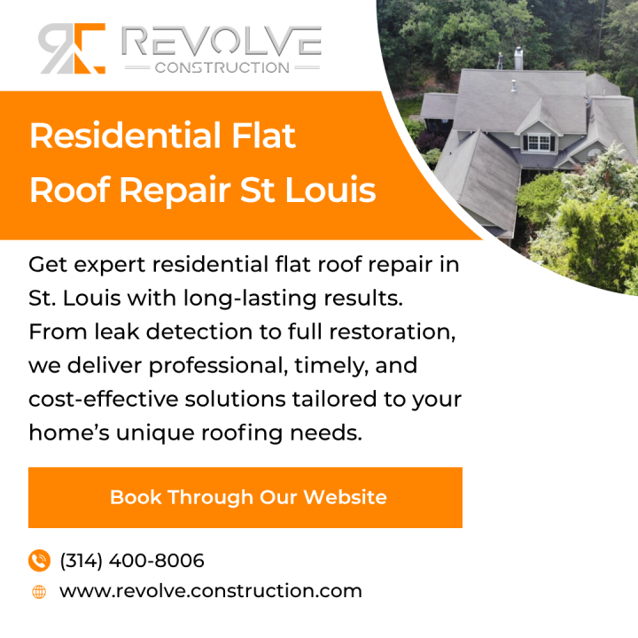 Trusted Residential Flat Roof Repair in St. Louis