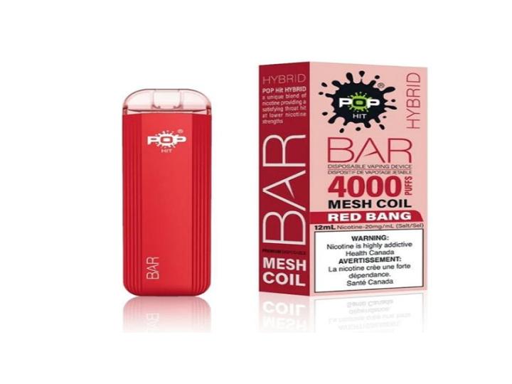 Pop Hybrid Bar 4000 Puff Disposable Vape Device – 5-Pack