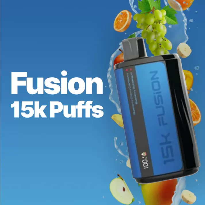 Fusion 15k Puffs 2 in 1 Dual Tank Disposable Vape