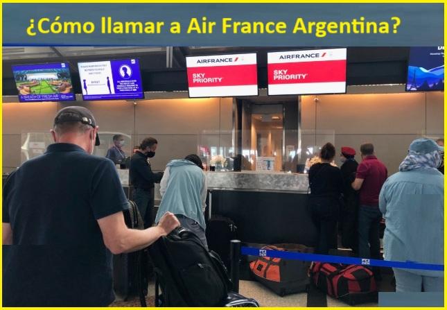 ¿Cómo contactar a Air France desde Argentina?