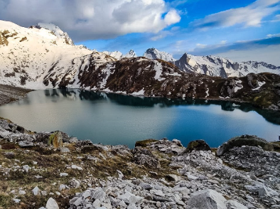 photo of Kagbhushandi Lake captured by Himalayan Dream Treks (HDT)