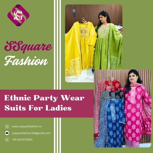 Ethnic Party Wear Suits For Ladies