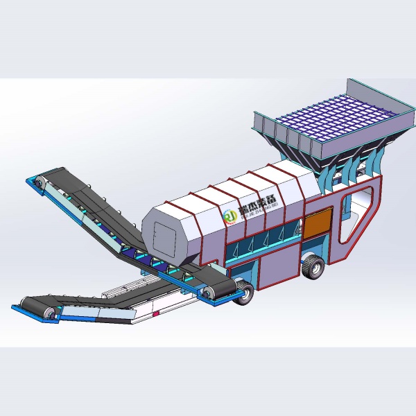 Ruijie high performance mobil drum screening